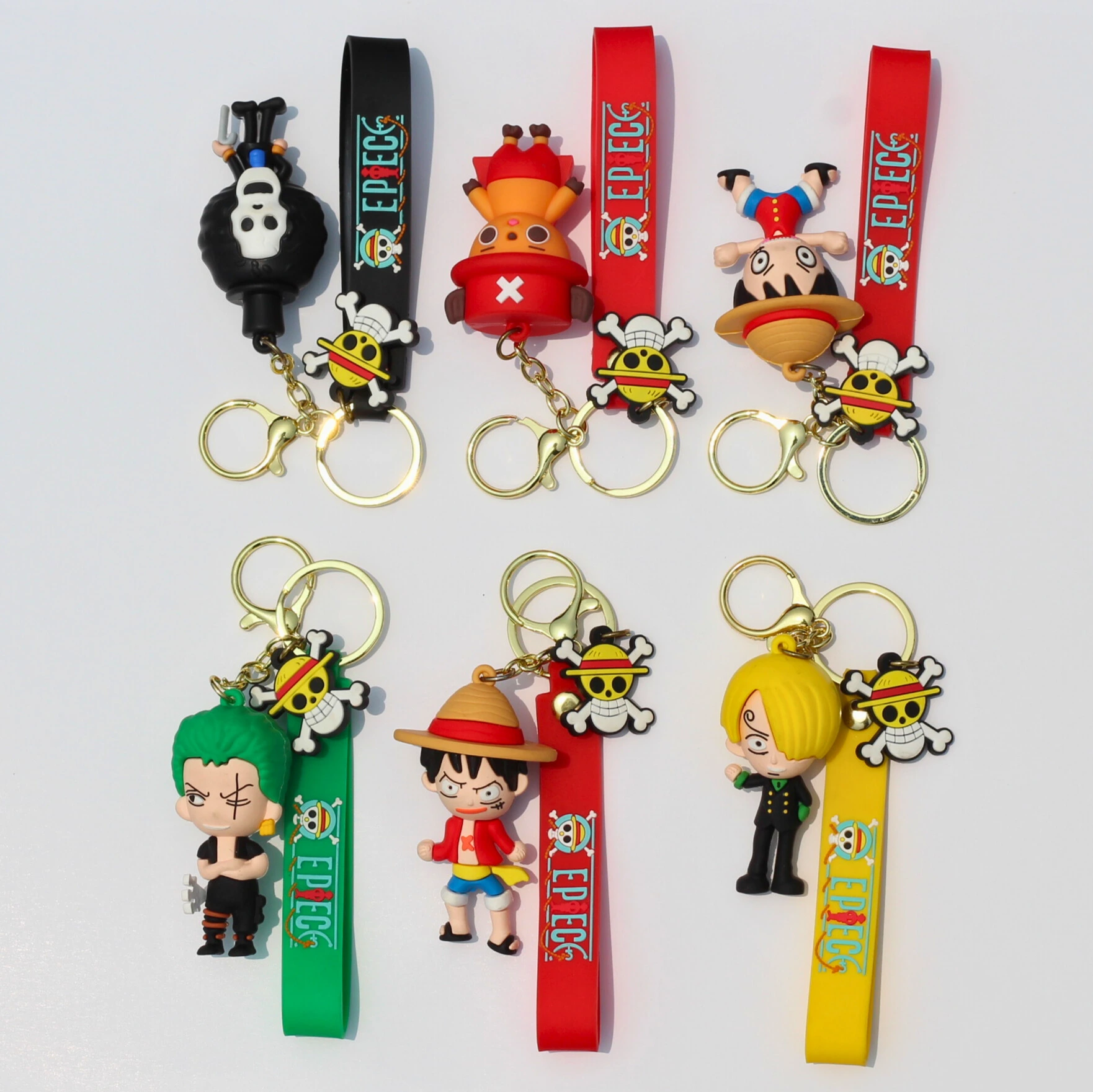 One Piece Action Figure Keychains - Bunbinkbliss