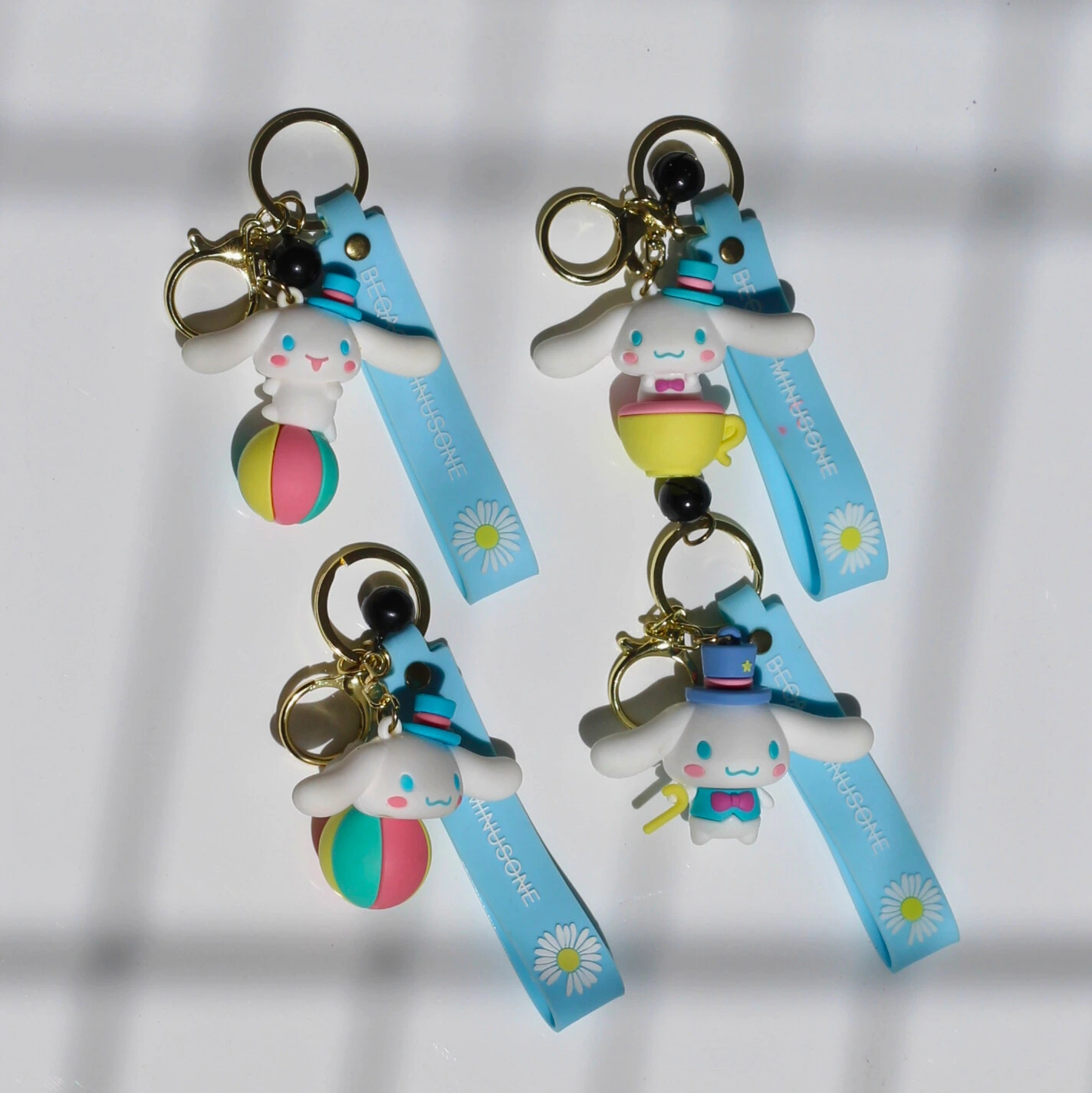 Cinnamoroll Figure Keychains Set Front Picture