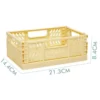 Aesthetic Pastel Storage Crates Small Measurement Image