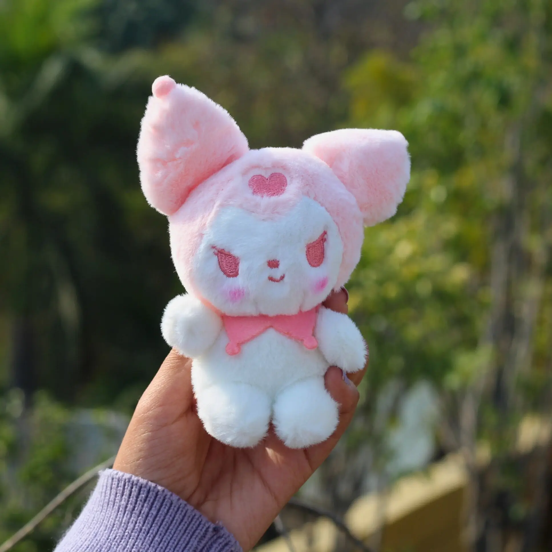 Kuromi Plush Pink Front Picture