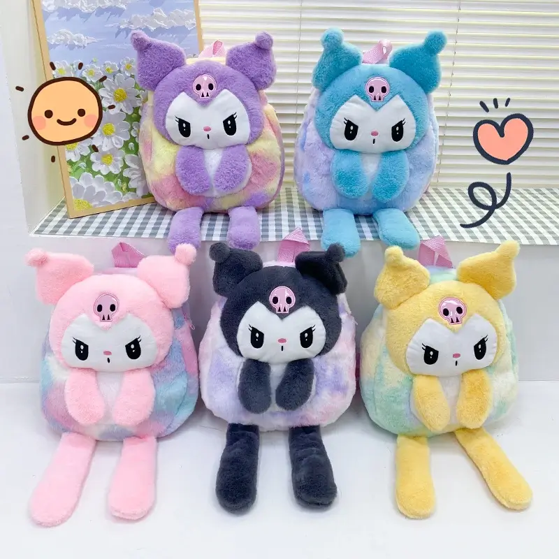 Kuromi Mini Plush Backpacks Front Image