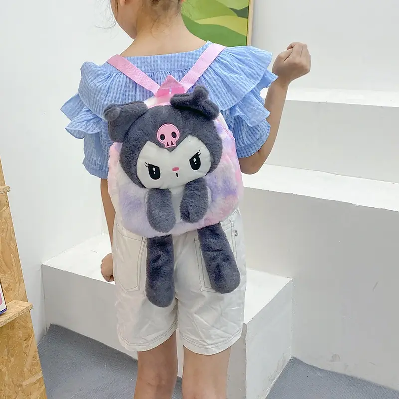 Kuromi Mini Plush Backpack Bunbinkbliss