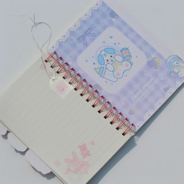 Sweet Dream Holographic Spiral Divider Page Front Image