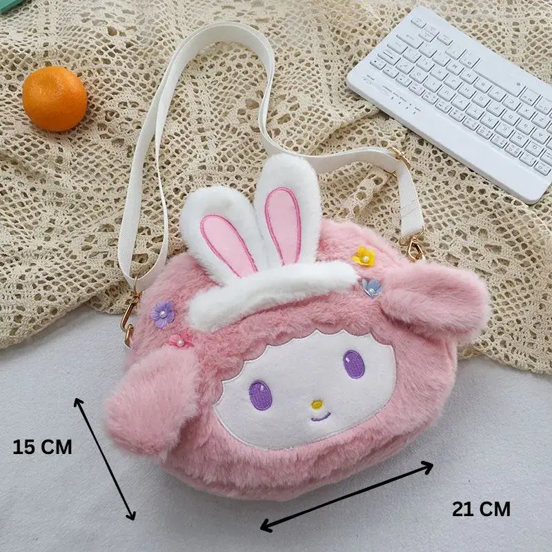 My Melody Sling Bag Measurement Image