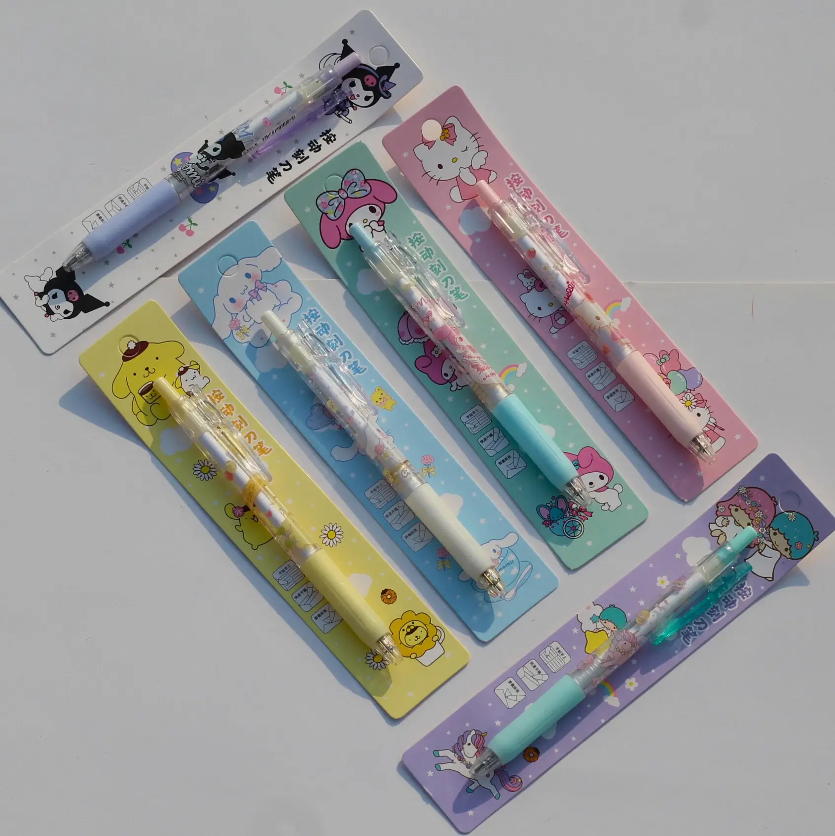 Sanrio Carving Knife Pen Package Overview Image