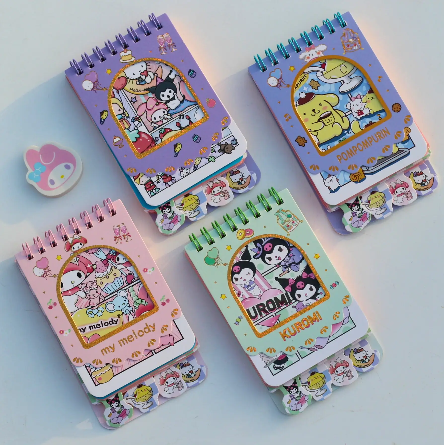 Sanrio Notepad with Divider Tabs Front Image