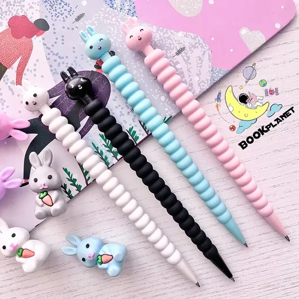 Cute Bunny Mechanical Pencils Overview Image