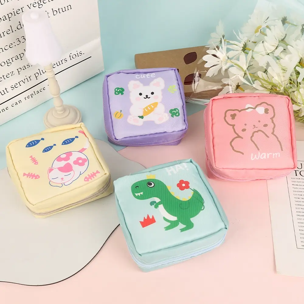 Kawaii Stationery/Sanitary Pouch Front Image