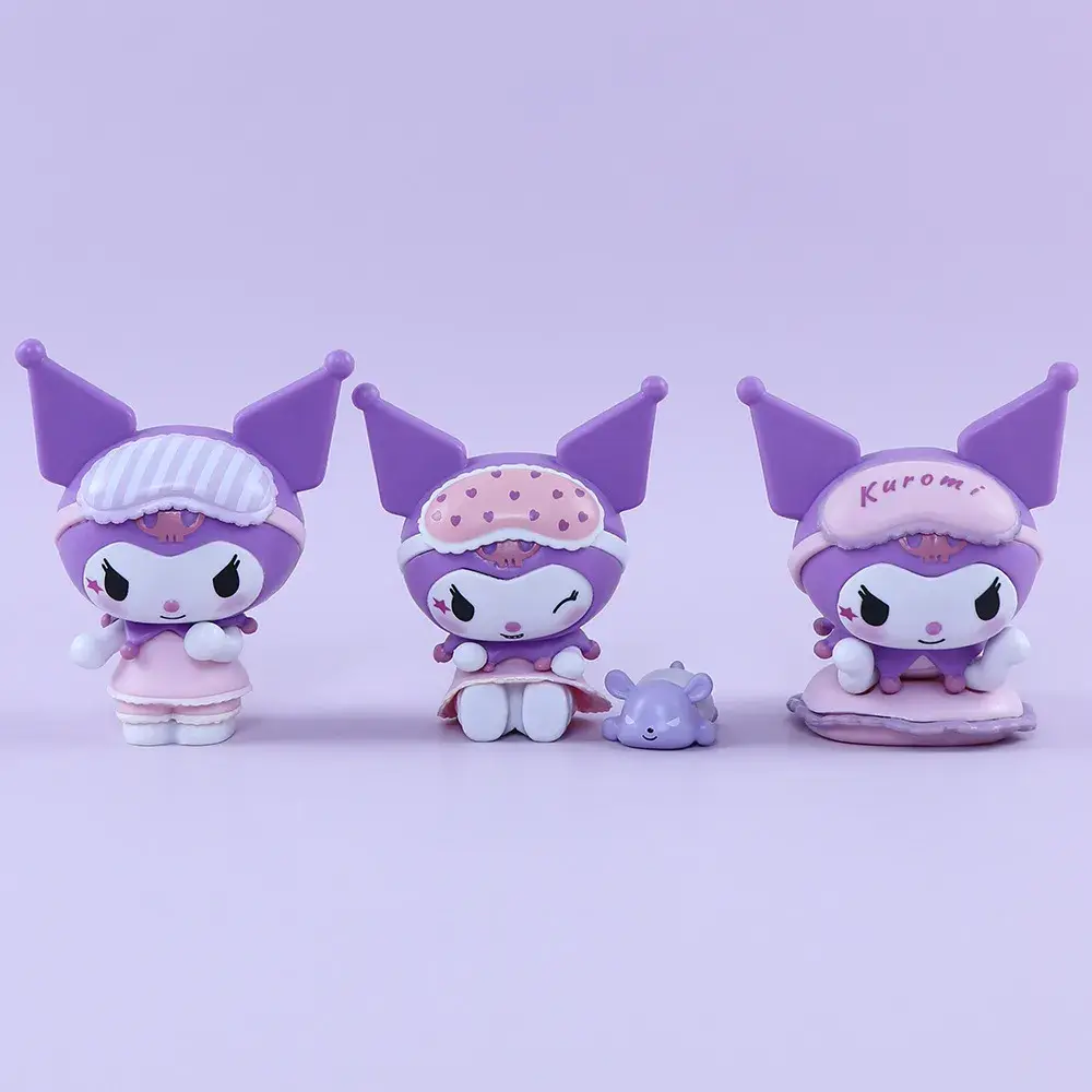 Kuromi Sweet Heart Pajama Series Blindbox Overview Image