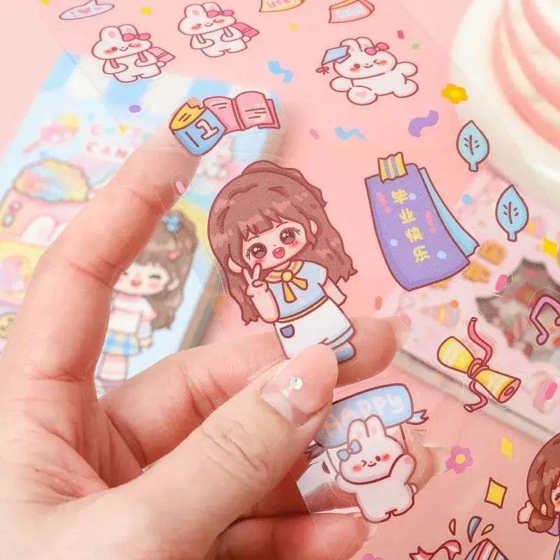 Cute Kawaii Stickers close Overview Image