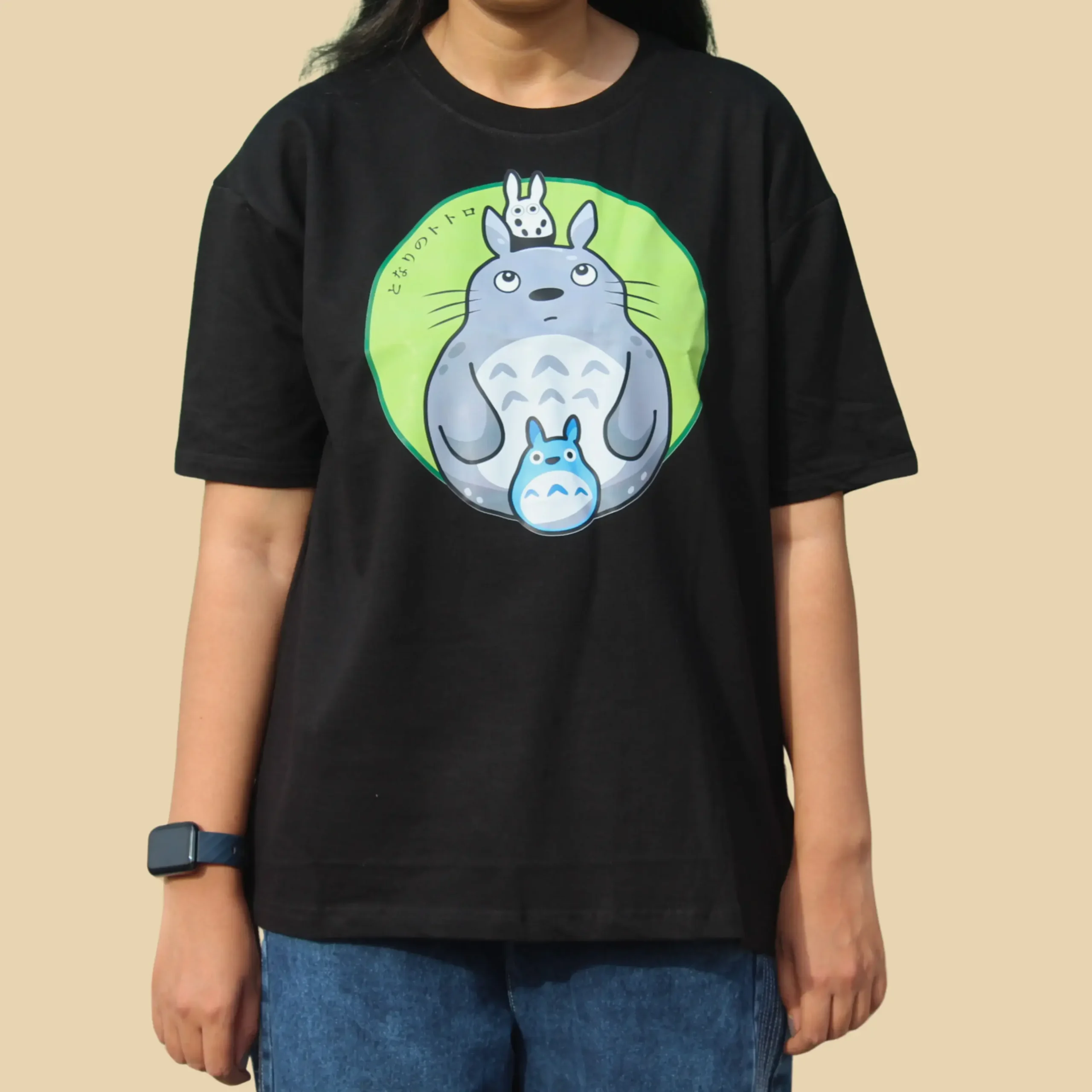 My Neighbour Totoro Oversized Tee Front Image