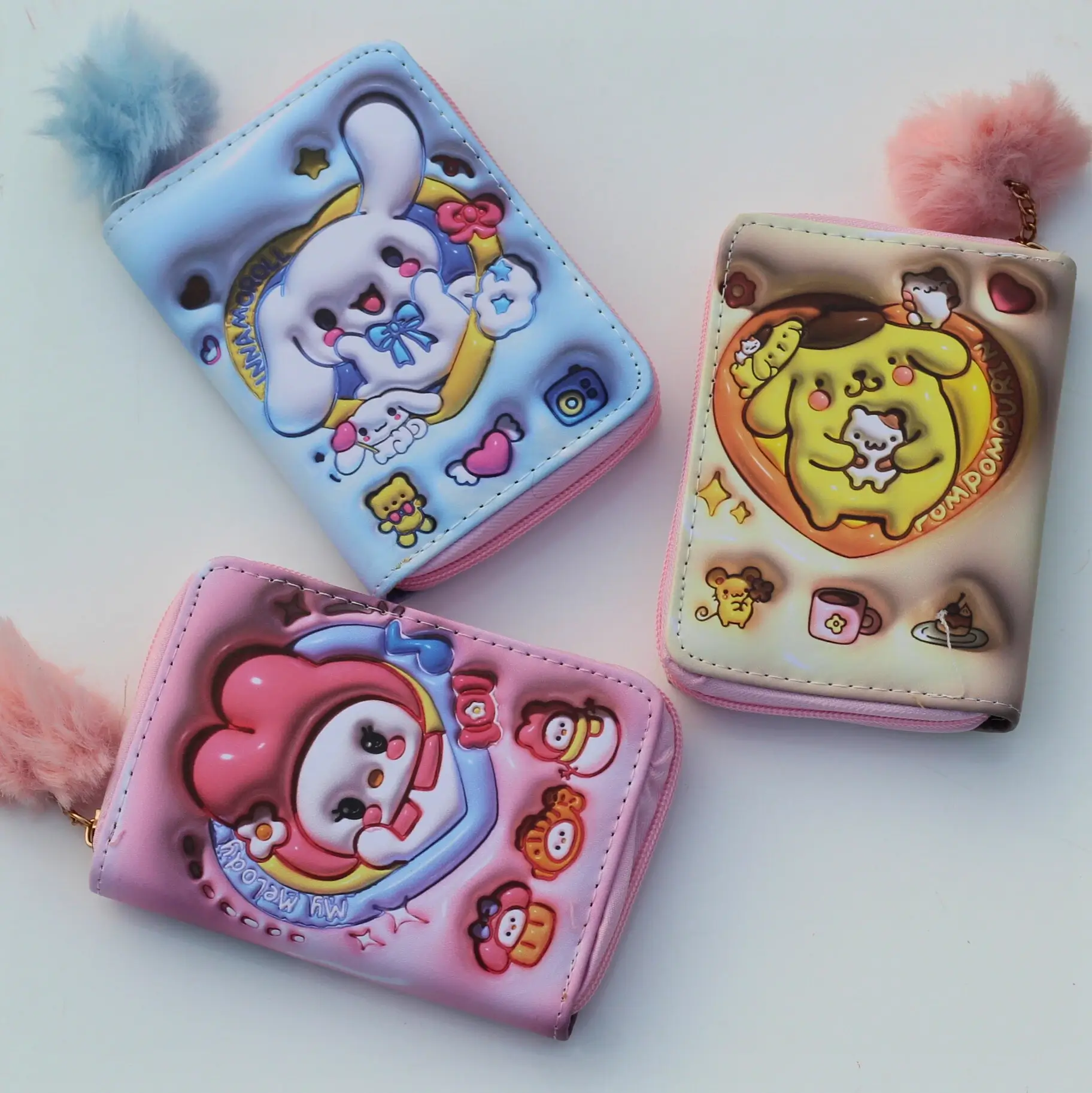 Sanrio Zipper Wallets Set Front Image