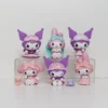 Kuromi & My Melody Sweet Heart Pajama Series Blindbox Front View Image