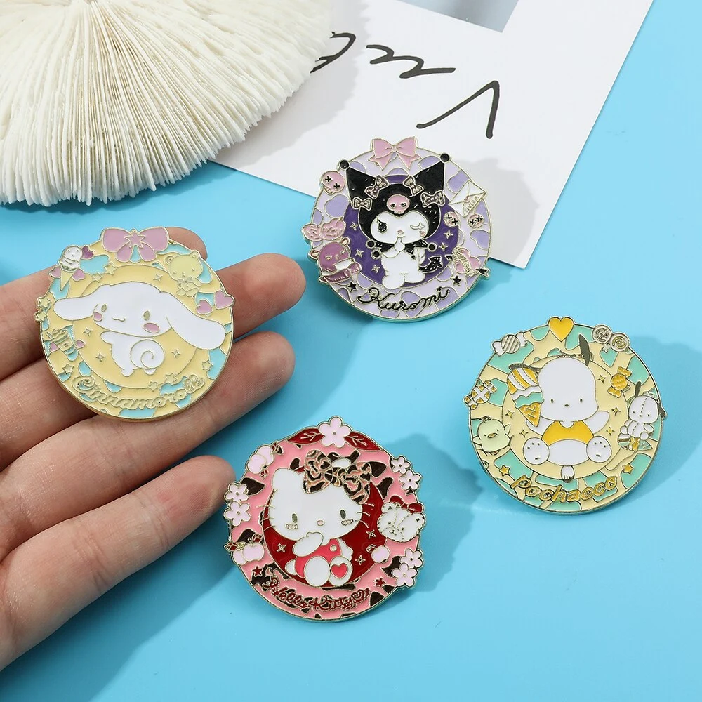 Sanrio Enamel Pins Front Image