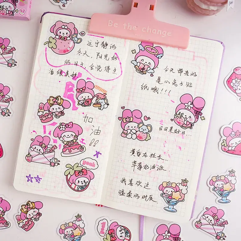 Sanrio Fruit Party Sticker Box My Melody Stickers Overview Image