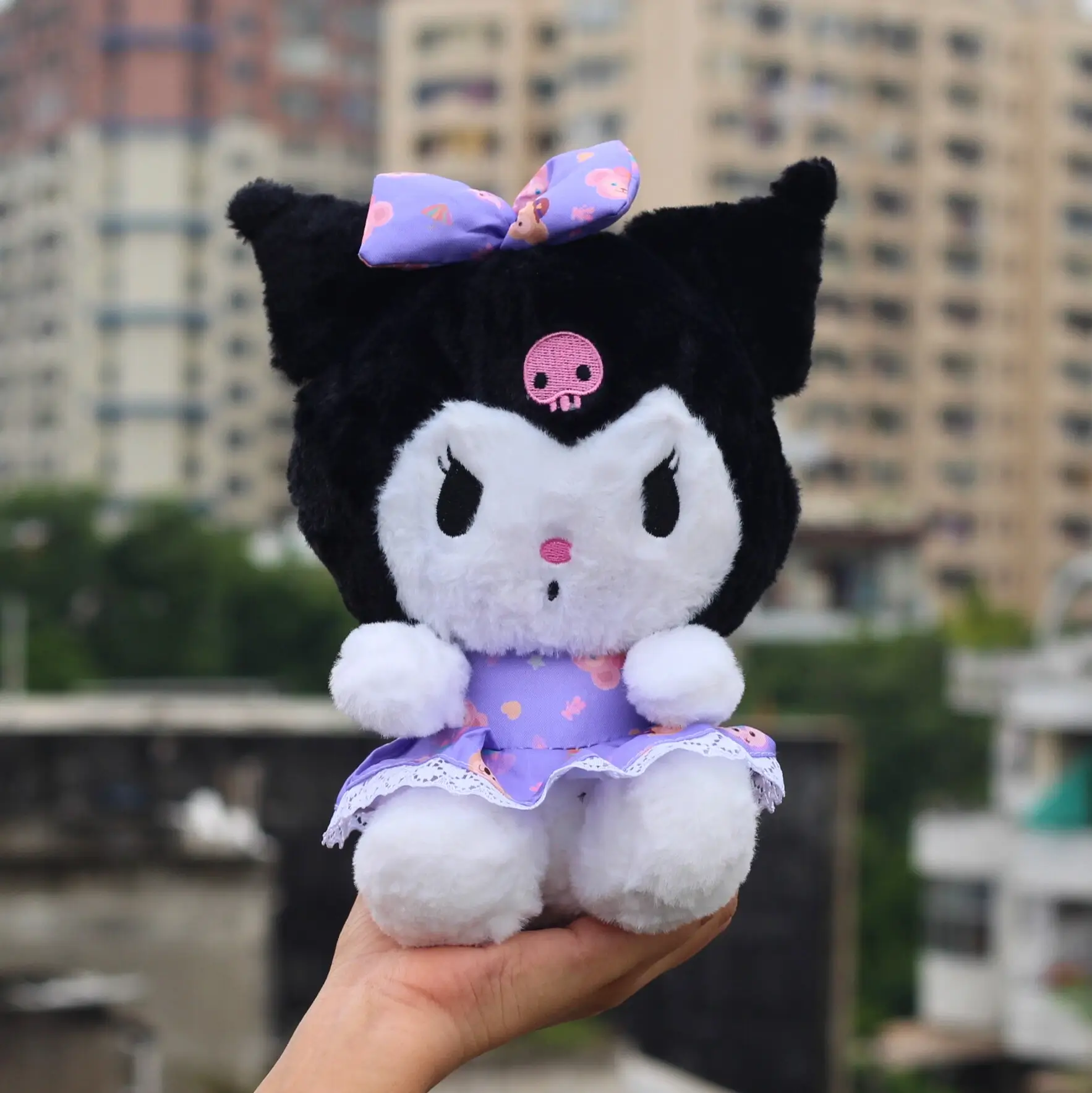 Cute Kuromi Plush Soft Toy Front Image