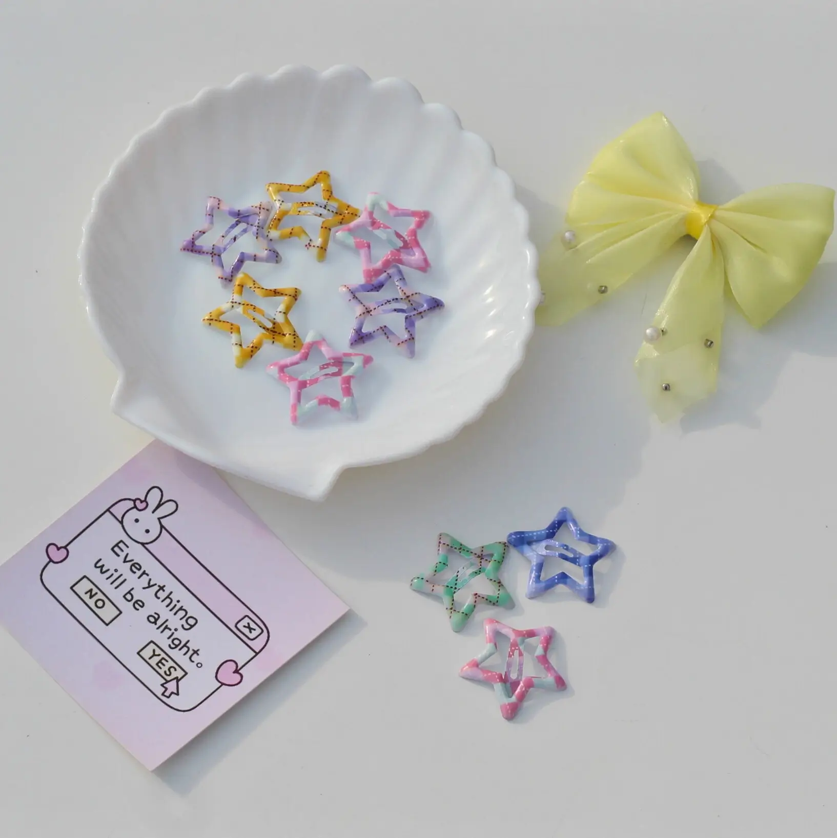 Y2k Star Hair Clips Front Image