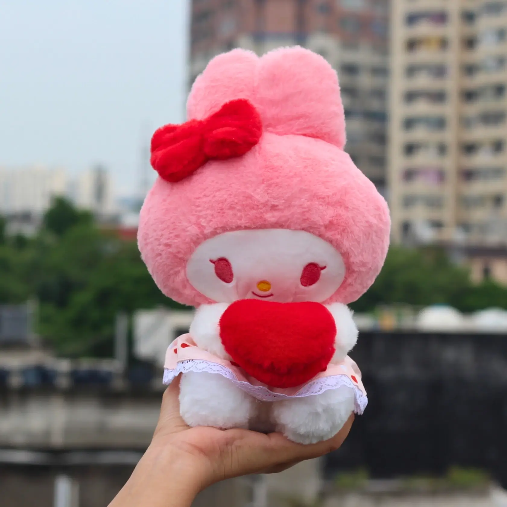 My Melody Plush Soft Toy in Hand Overview Image