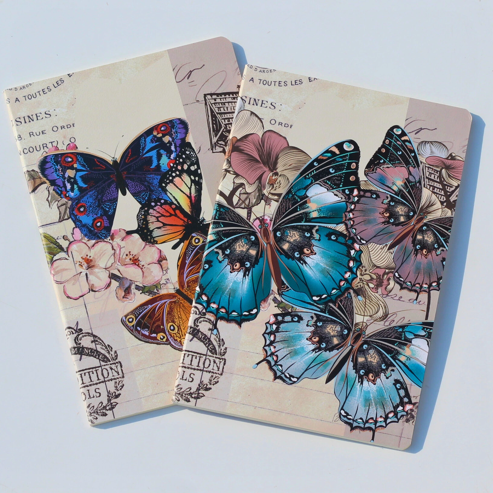 Vintage Butterfly Notebook Front Image