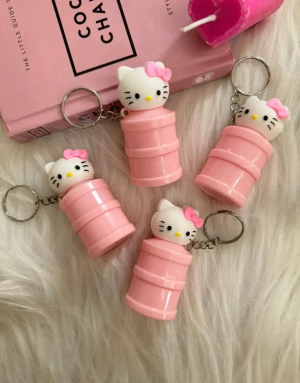 Hello Kitty Keychain and Lip Balm Front Image