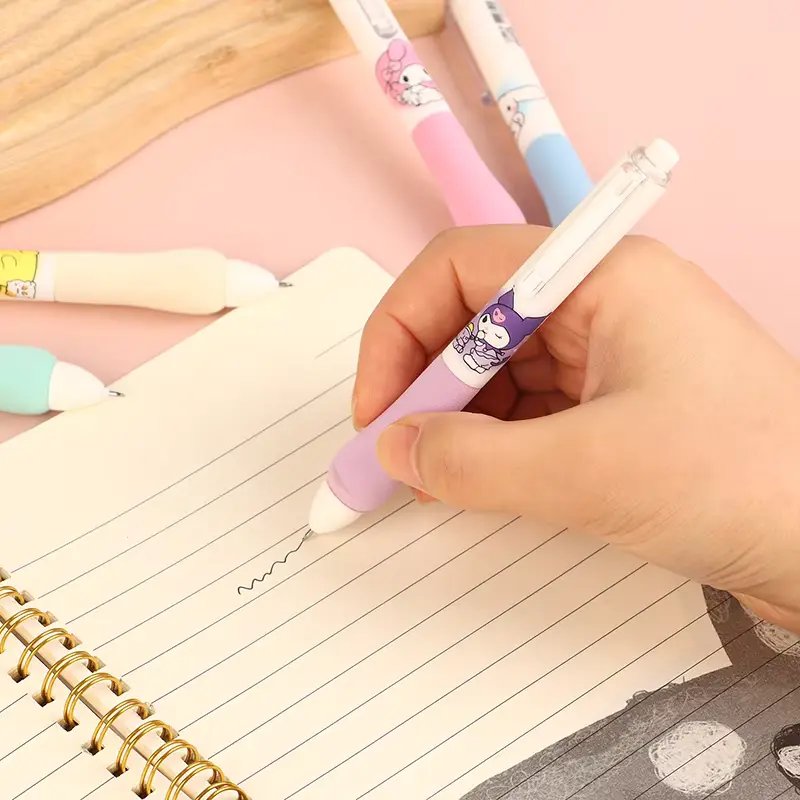 Sanrio Sponge Grip Pen Writing Overview Image