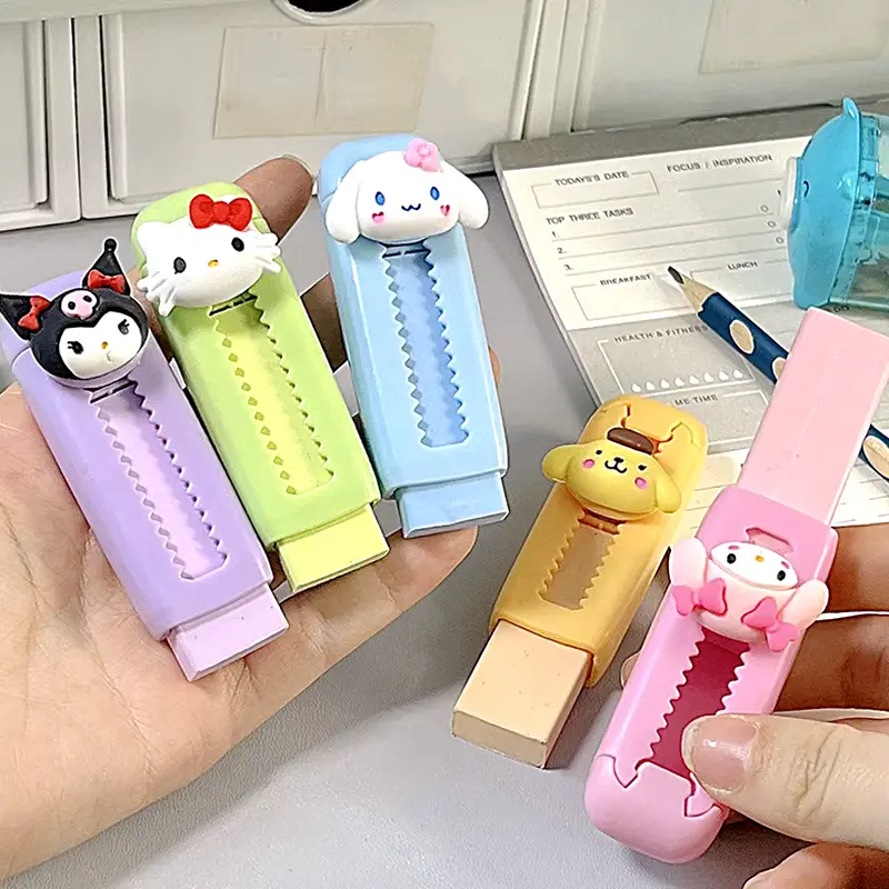 Sanrio Push Eraser Front Image