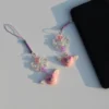 Kuromi Heart Angel Phone Charm in Phone Overview Image