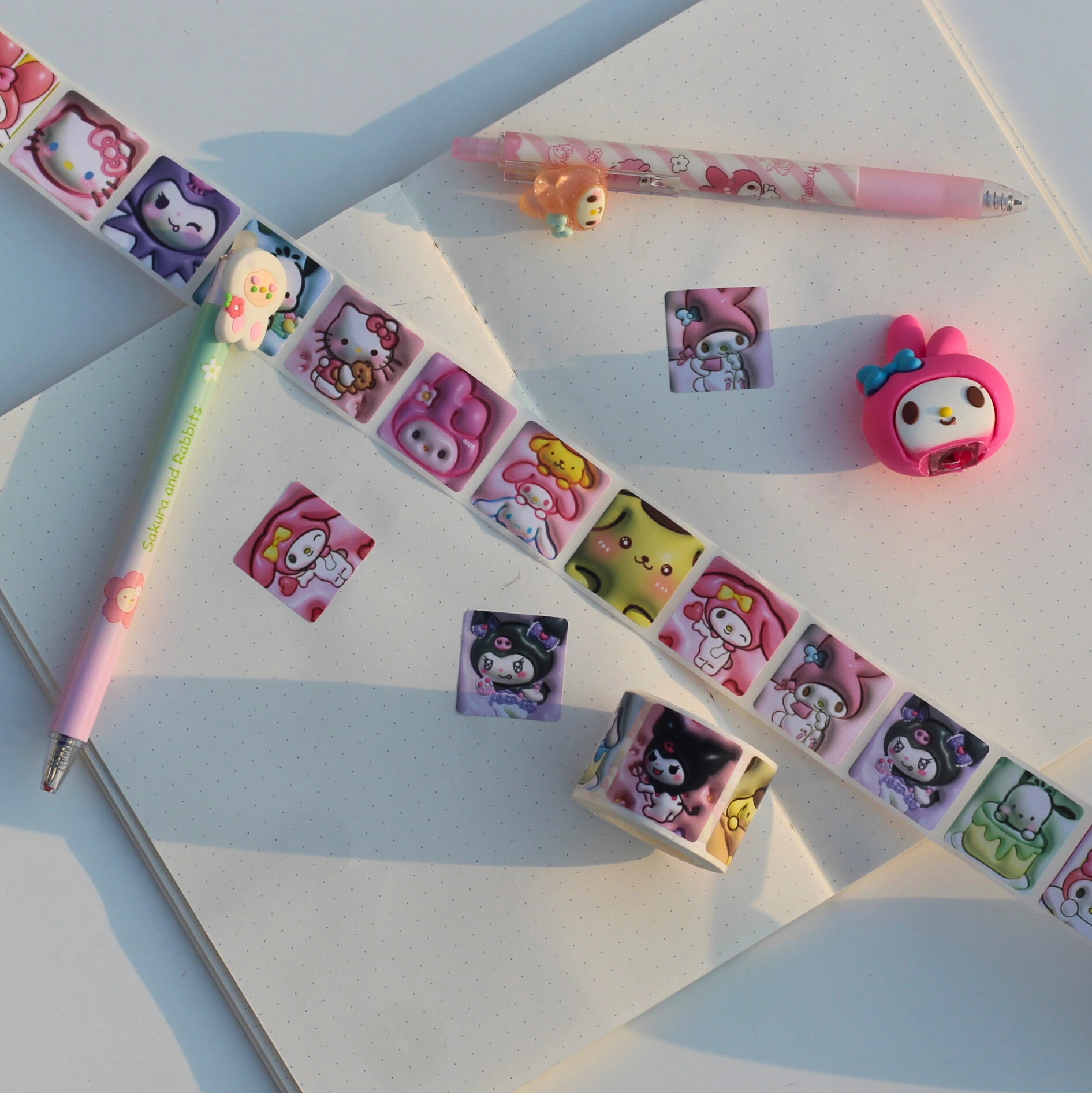 Sanrio 3D Stickers Tape Roll Front Image