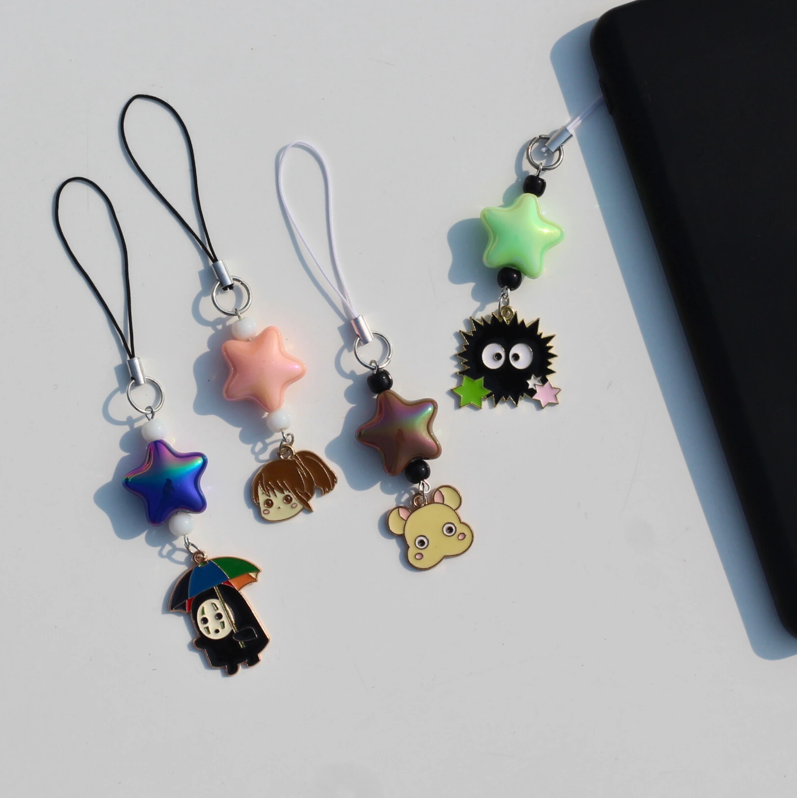 Spirited Away Star Phone Charm in the Phone Front Image