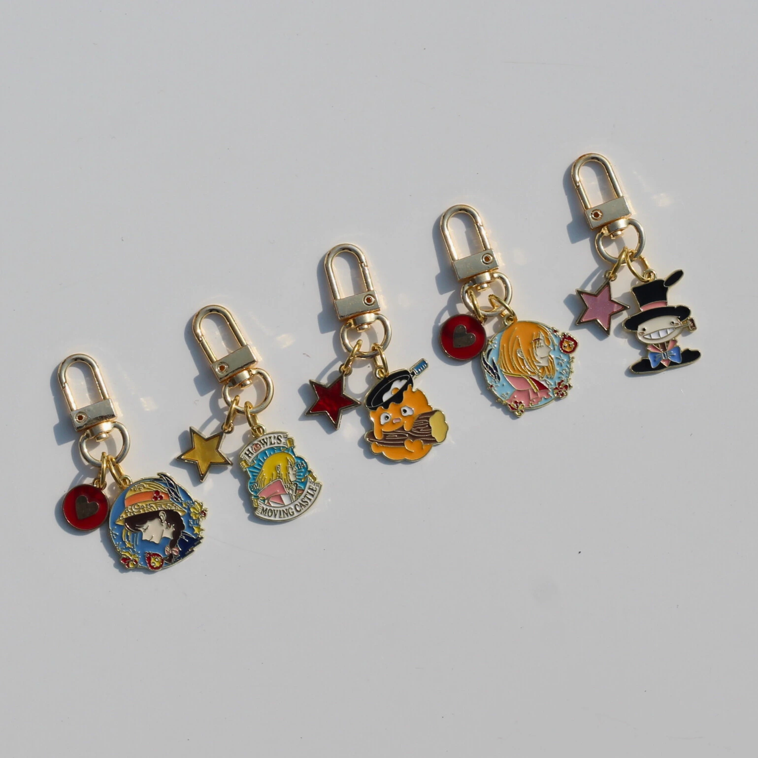 Howl's Moving Castle Charms Close Overview Image