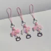 Hello Kitty Pink Rhinestone Phone Charms Front Image