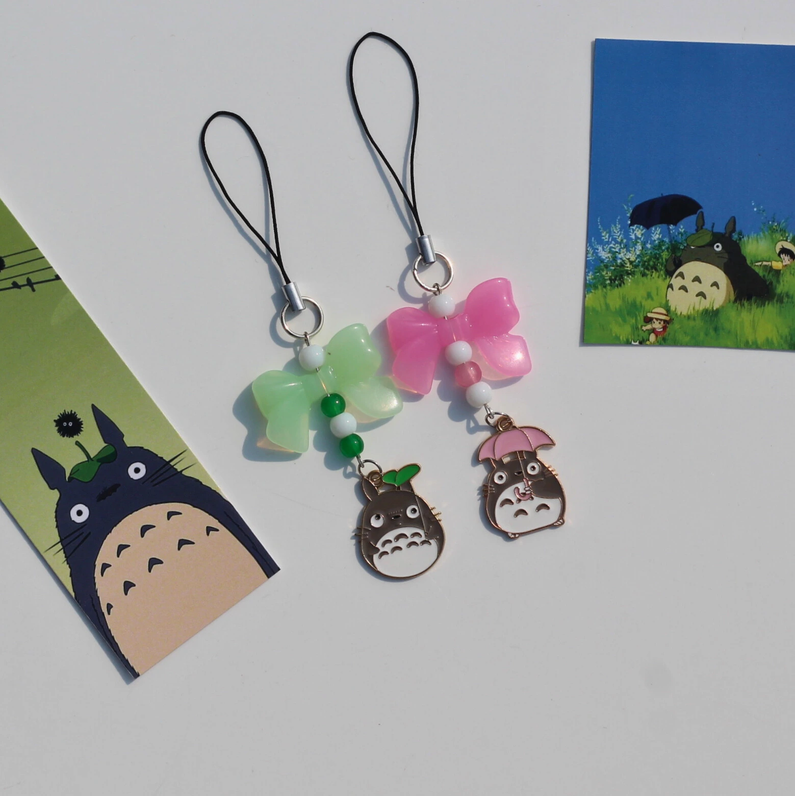 Totoro Bow Phone Charm Front Image