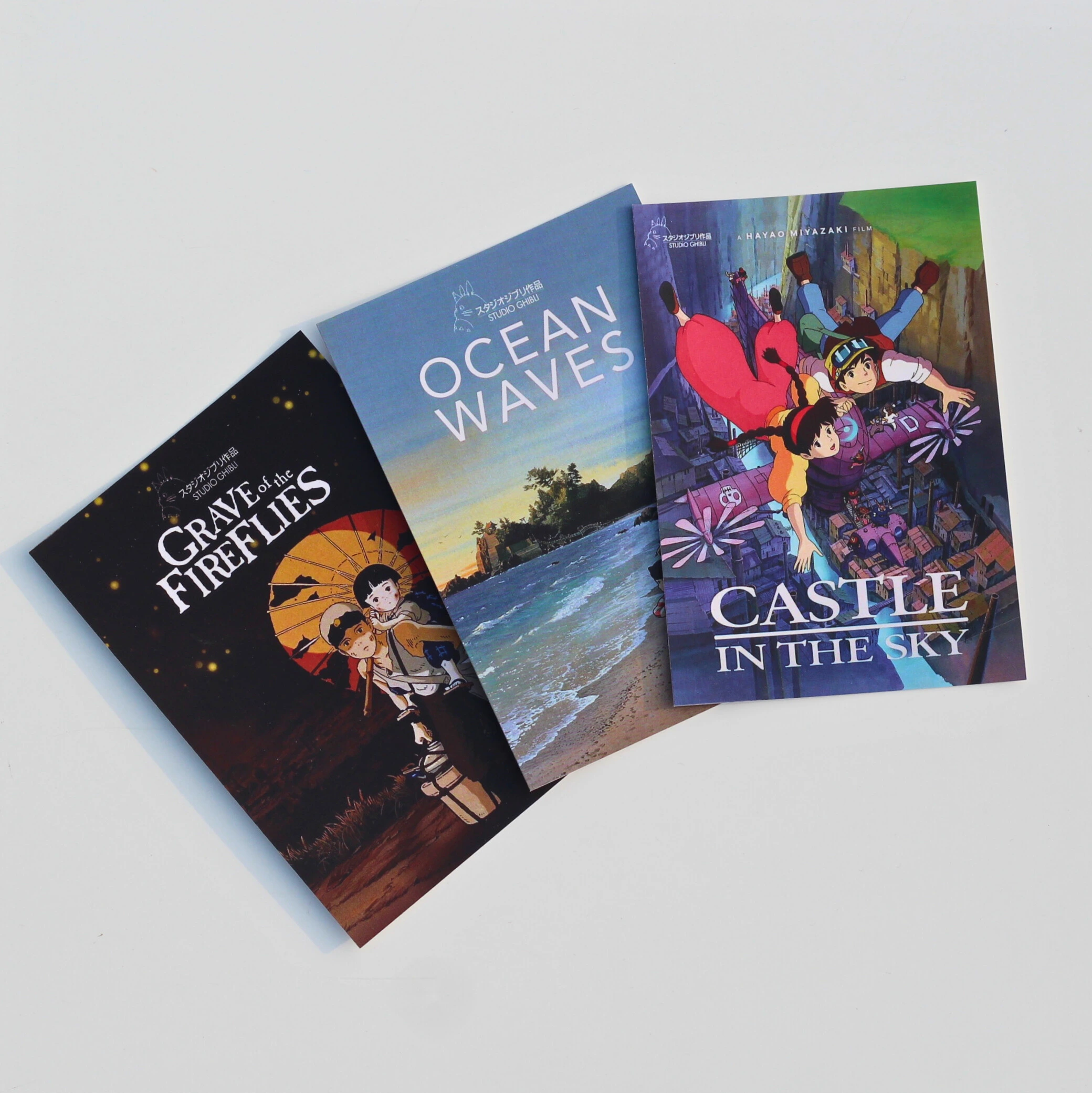 Studio Ghibli Animated Movie Posters Set Overview-1