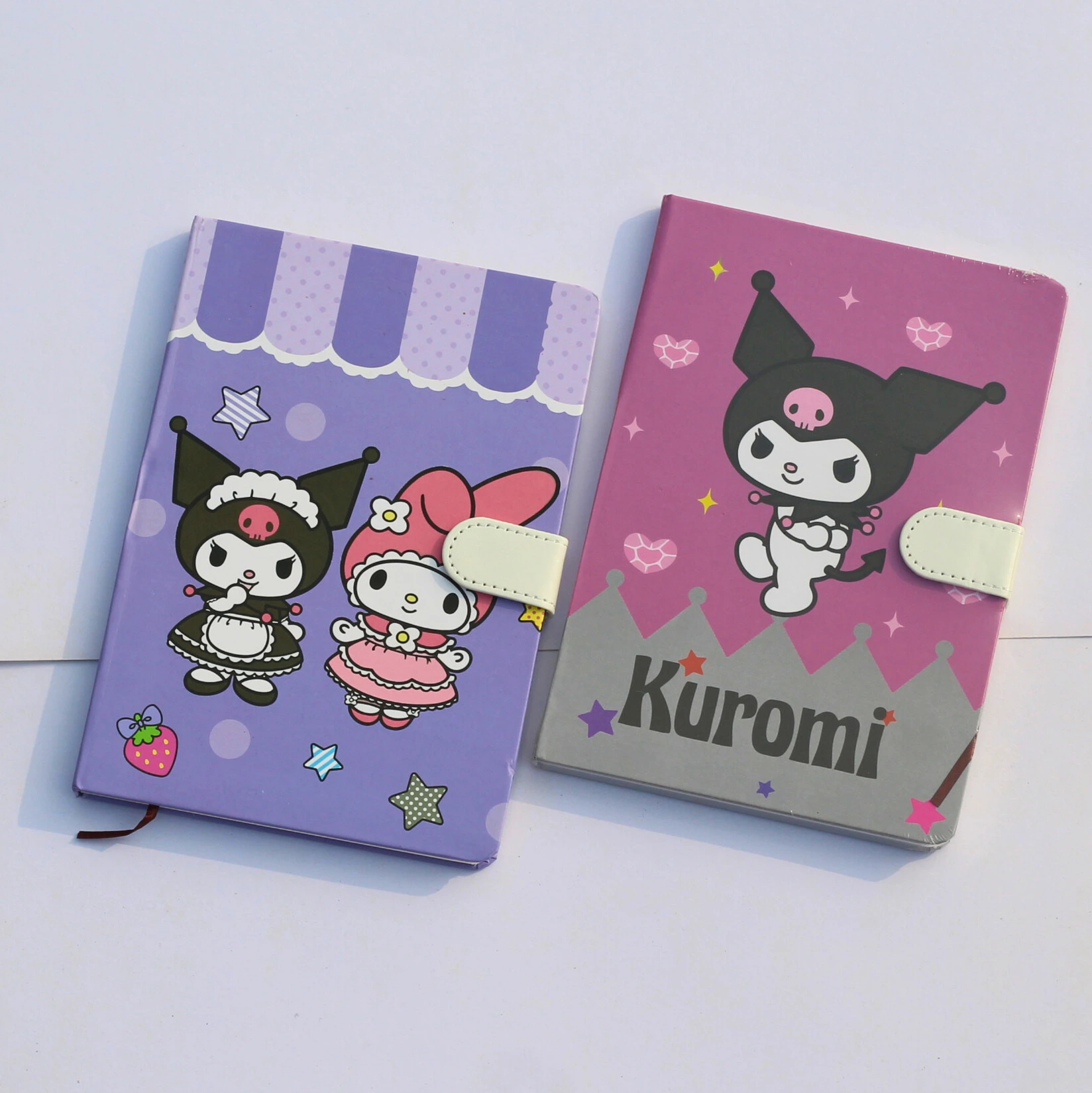 Kuromi Magnetic Flap Diary Front Image