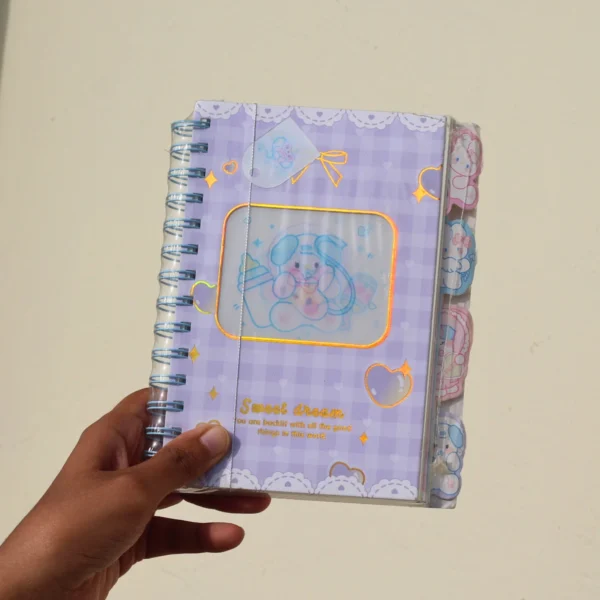Sweet Dream Holographic Kawaii Angel Journal Lavender Variant Image