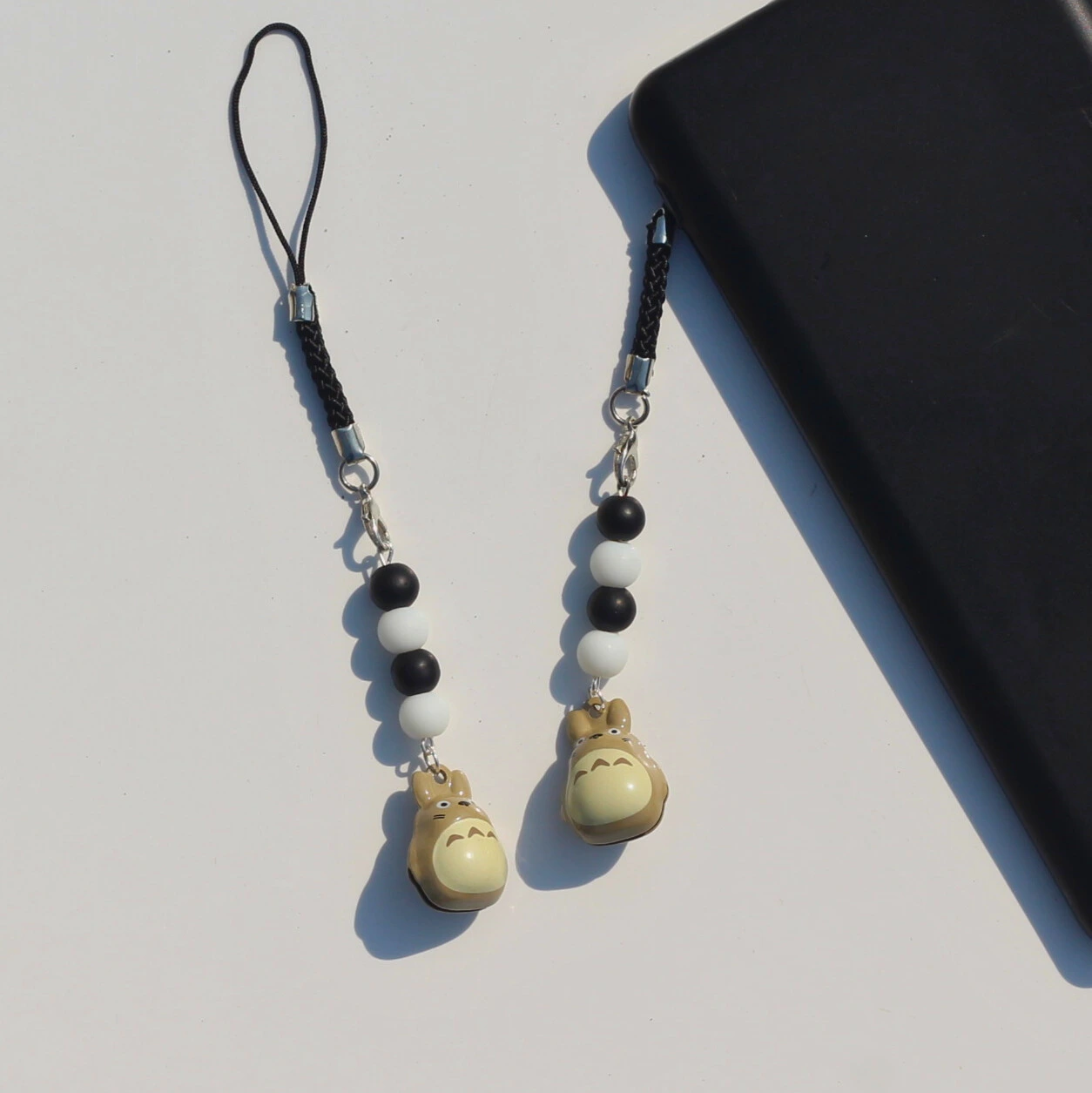 Totoro Ringing Bell Phone Charm in Phone Overview Image