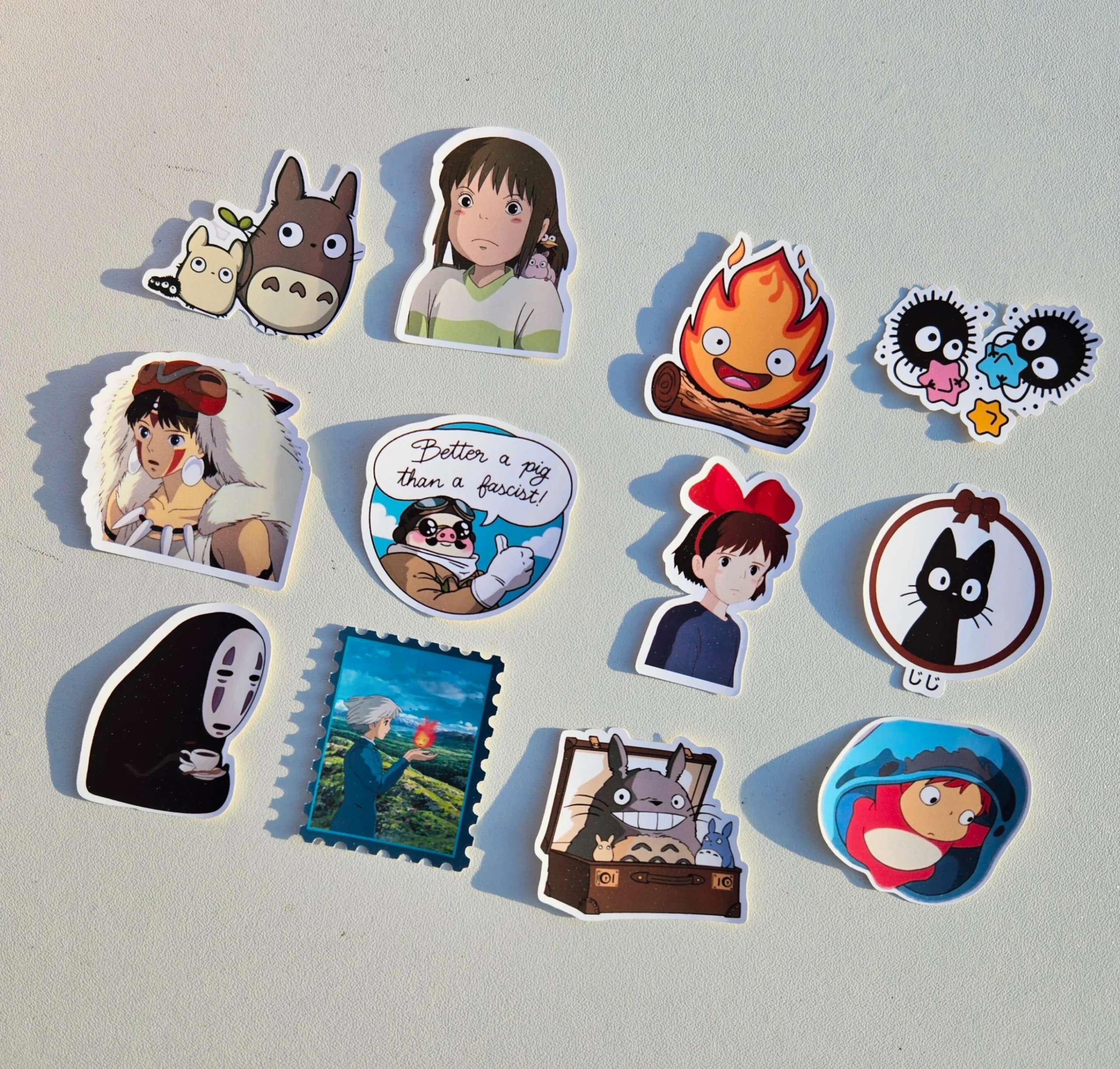 Studio Ghibli Die Cut Sticker Pack Front Image