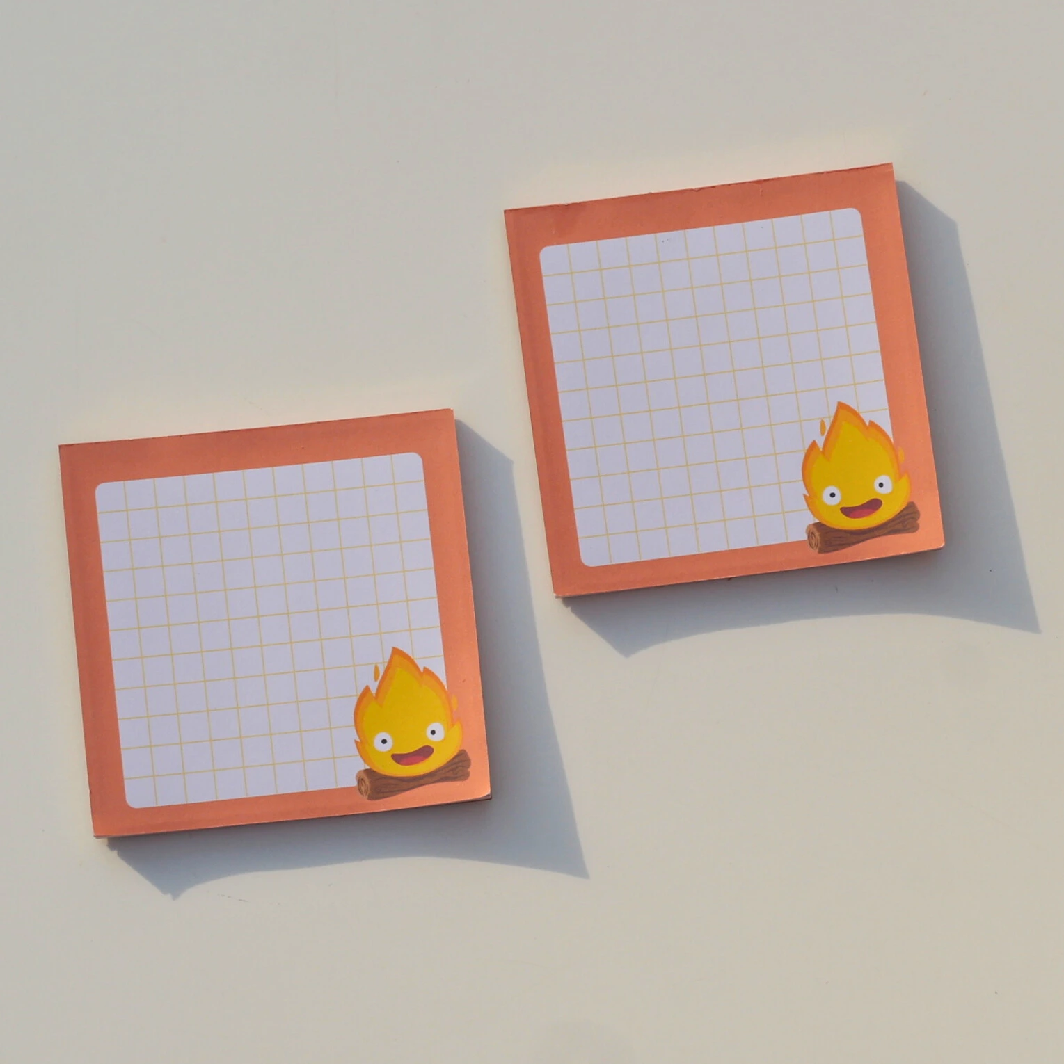 Howl's Calcifer Notepad Front Image