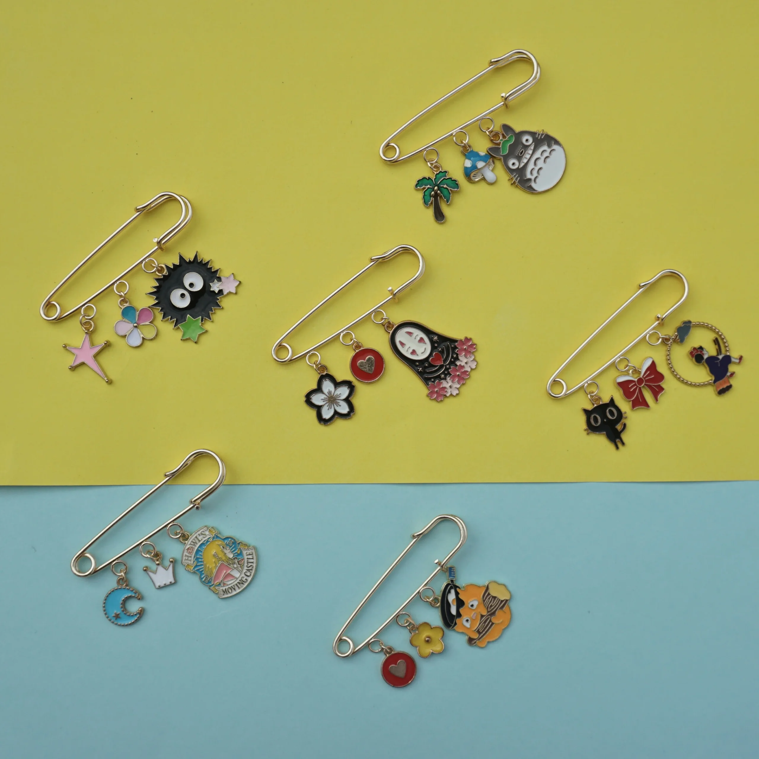 Studio Ghibli Inspired Charm Brooch Pins -1