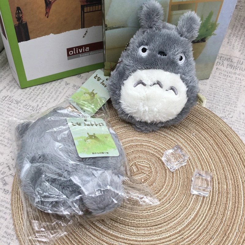 Totoro Plush Coin Pouch Keychain -7