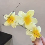 Pinteresty Triple Flower Hair Claw Clips -6