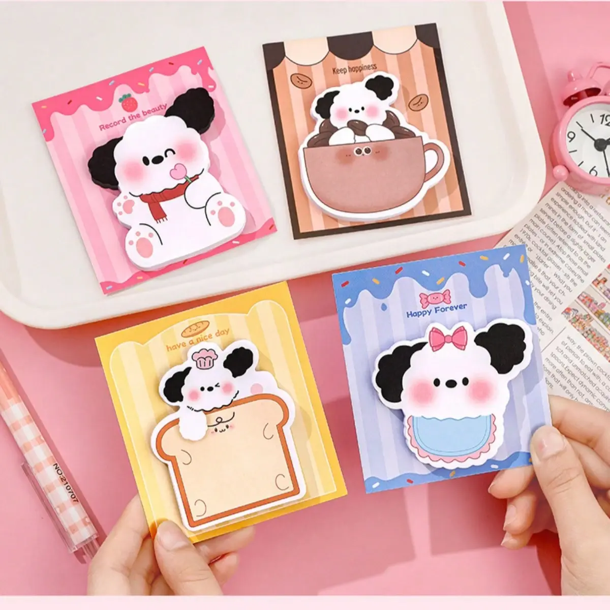 Adorable Kawaii Puppy Sticky Notes -1