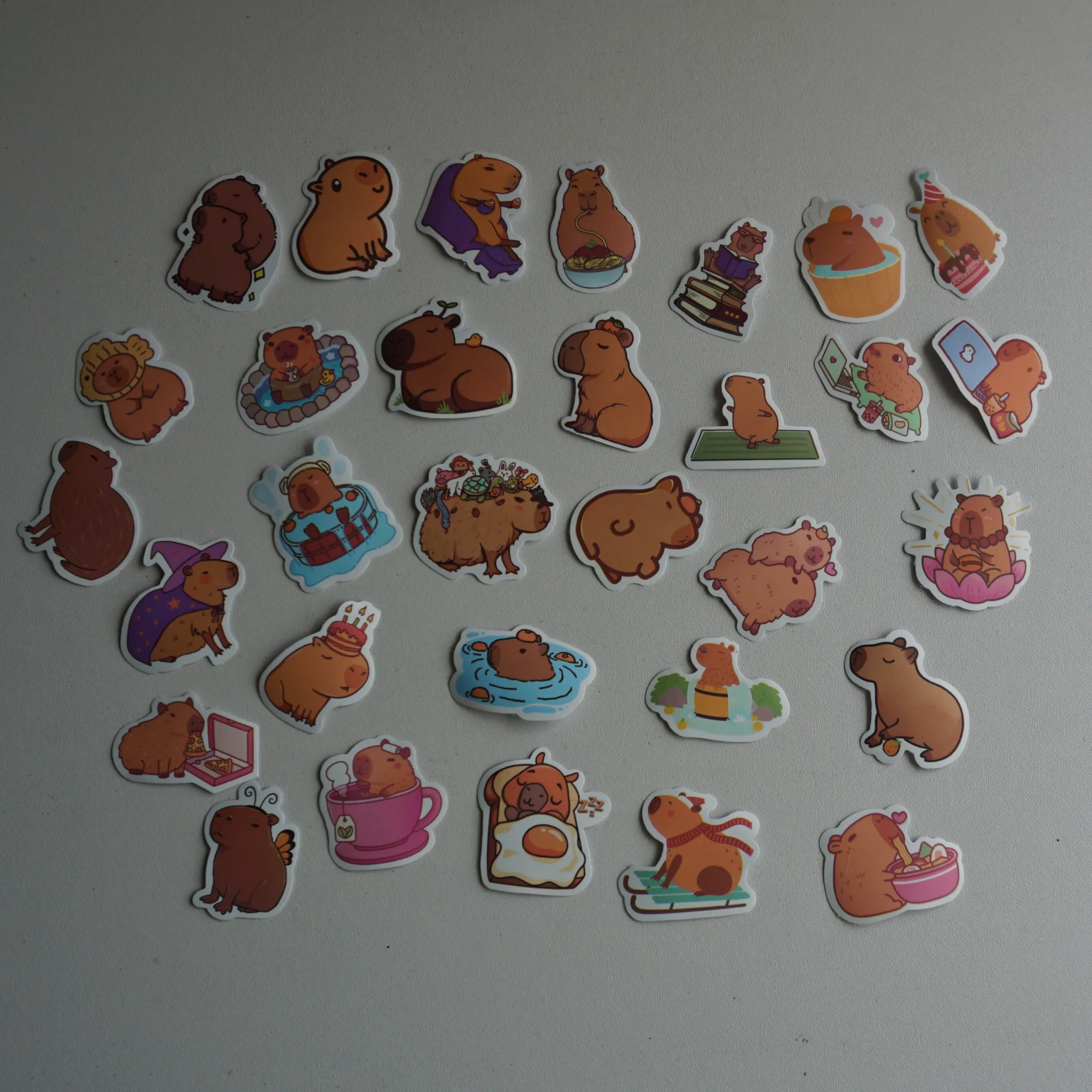 Capybara Die-Cut Stickers Pack -1