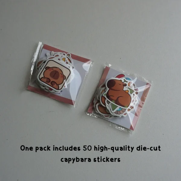 Capybara Die-Cut Stickers Pack -9