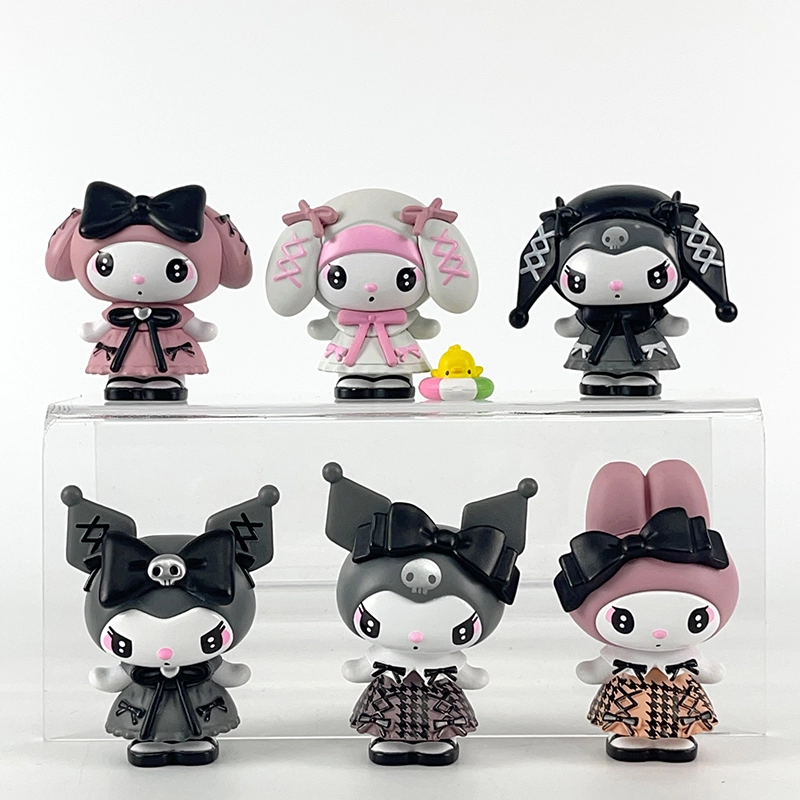 Kuromi and My Melody Gothic Figures -1