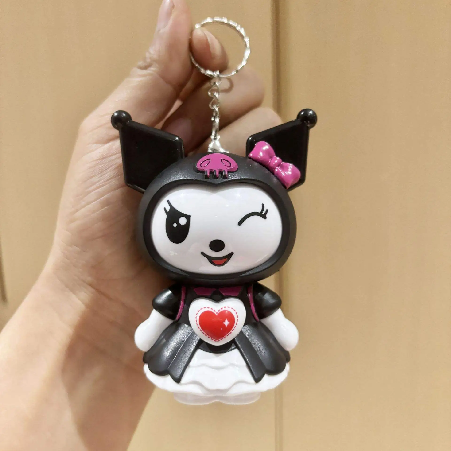 Kuromi Face Changing Toy Keychain -1