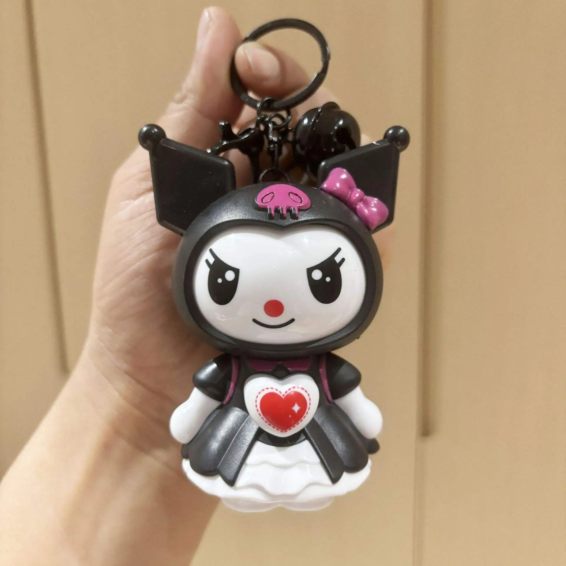 Kuromi Face Changing Toy Keychain -4