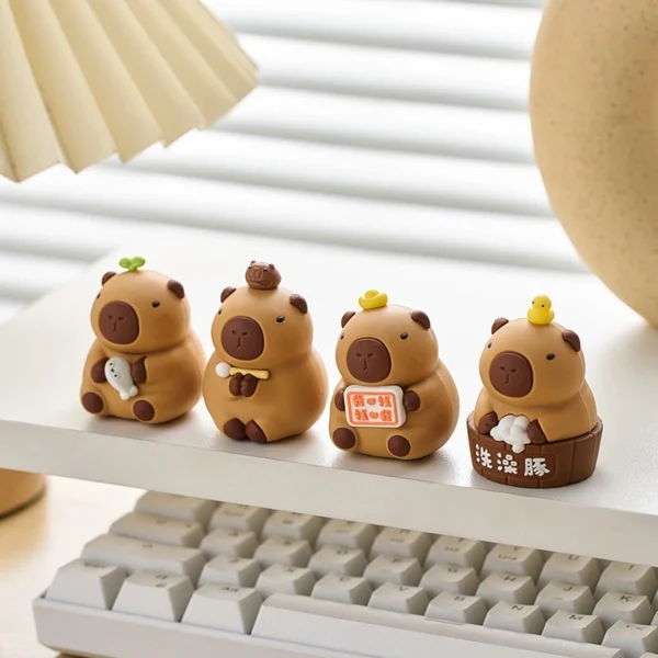 Cute Capybara Decorative Figure -3