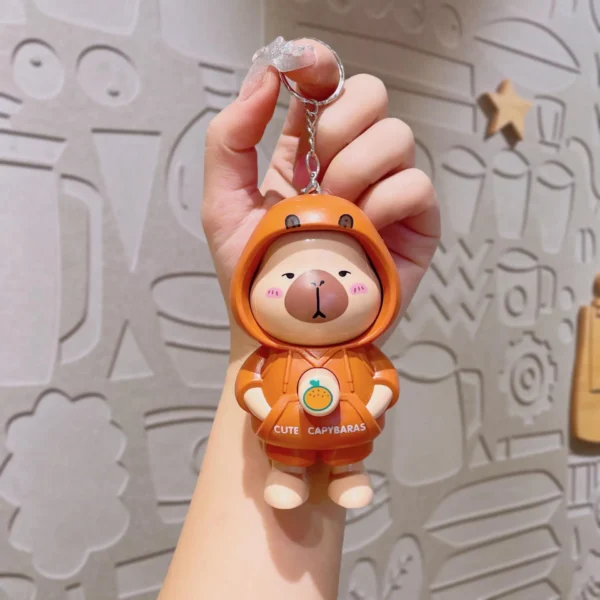 Capybara Face Changing Toy Keychain -2