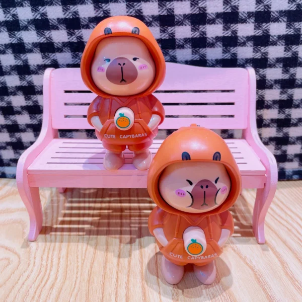 Capybara Face Changing Toy Keychain -5